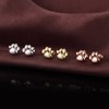 Paw Stud Earrings Jiahanzb Paw Stud Earrings Sterling Silver Paw