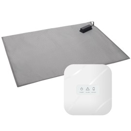 briidea Wireless Floor Alarm Mats for Remote Monitoring of Elderly/Sleepwalkers, Helping You Care for Your Loved Ones, Ensuring You Have Restful Nights, Floor mat Size 21" x 29"