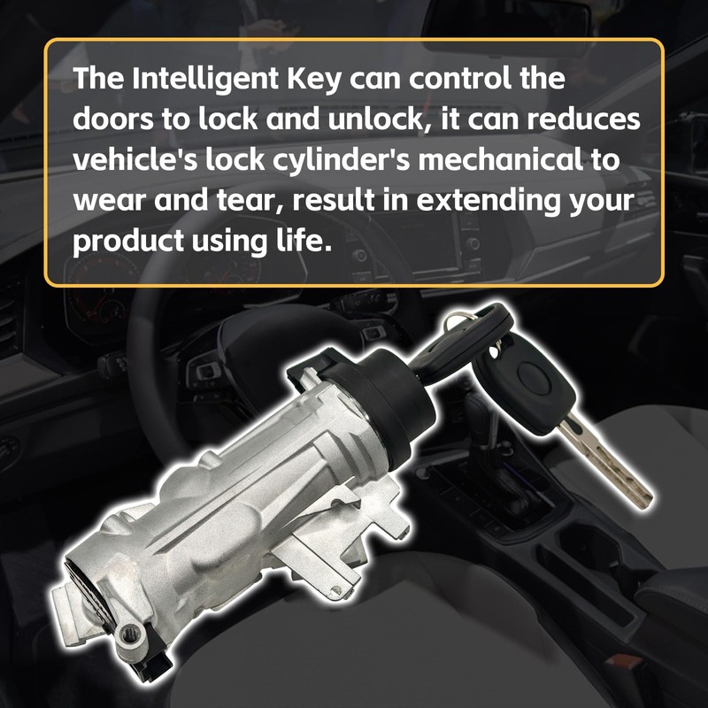 Ignition Switch Lock Cylinder Assembly with Intelligent Key Shell Compatible