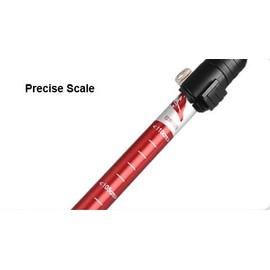 MUXWELL Collapsible Trekking Poles, Aluminum, 44-52 Inches, Adjustable Height with Quick-Lock, Ergonomic Grip, (Red, FullSize)