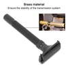 Men Manual Razor Blade Base Set Adjustable Brass Double Edge