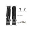 1 Pair Universal Motorcycle Footrests Rear Set Footpegs with 8mm