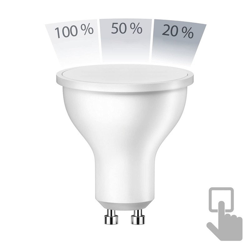 ledscom.de Wall lamp WAIKA, Two-Flame, with Switch, matt Chrome, incl.