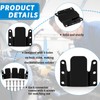 12 Pieces Universal Sectional Sofa Interlocking Metal Couch Connectors Furniture