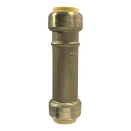 XFITTING Push Fit 3/4 Inch x 3/4 Inch Push Fit Slip Coupling, Push Fit Repair Coupling with 1 Clip, 28-4-2=1W.1C, 1 Piece