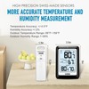 Indoor Outdoor Thermometer Wireless Weather Station, Internal External Thermometer Hygrometer,