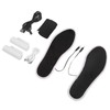 2Pcs Electric Heated Insoles Smart 3 Gears Temperature Adjustment Warm