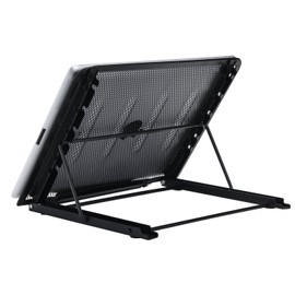 AGPtek Laptop Stand Tracing Table Tablet Stand 6 Adjustable Folding Mesh Type Design Black