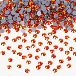 Bymitel Hotfix Crystal Rhinestones Round Gems Iron on DIY Jewelry Making Flat Back for Crafts,Golden Sun, 2.8mm(SS10/2880pcs)