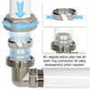 90 Degree Elbow Fitting 3/4 Tubing x 1/2" Male NPT