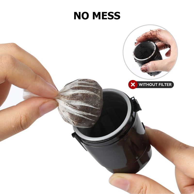 Fanativita Disposable Coffee Filters for My K-Cup, K-Carafe, Cuisinart SS-RFC