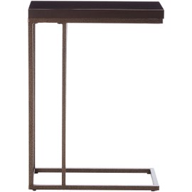 Monarch Specialties , Accent Table, Bronze Metal, Cappuccino