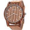 Zebra Wood Watch with Real Portuguese Natural Cork Wristband