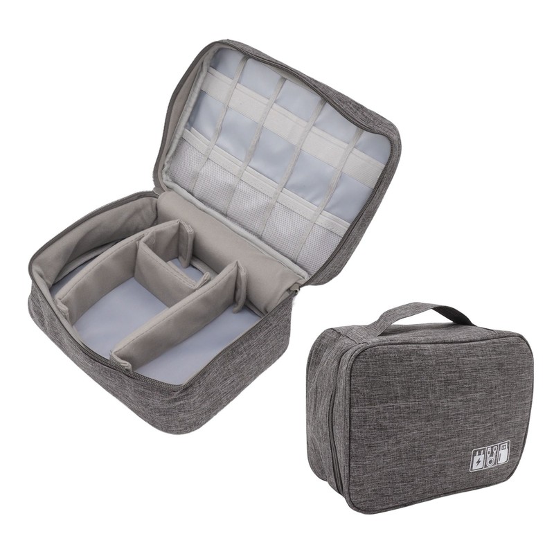 Portable Cord Bag Electronic Accessories Carry Case Waterproof Electronic Storage