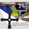 MEXRUMI Universal Cross Key 4-Way Multifunctional Utilities Key Universal 4-Way