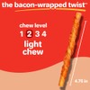 Oinkies Bacon Wrapped Twists, Real Meaty Chews, 14 Count