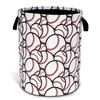 Baseball Laundry Basket Ball Sports Oxford Cloth Laundry Hamper With Handle Foldable Portable Clothes Storage Basket 18.9 X 16.5 In Storage Bag For Laundry Room/Bathroom/Bedroom/Dormitories