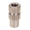 Weld-On Splined Sleeve Steel Quick Release Steering Wheel Shaft,5/8 In