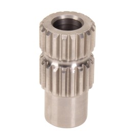 Weld-On Splined Sleeve Steel Quick Release Steering Wheel Shaft,5/8 In