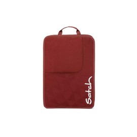 satch Notebook Box DIN A4 for School Backpacks with Handle and Three Compartments High Quality and Lightweight, Brown (rust), Printed