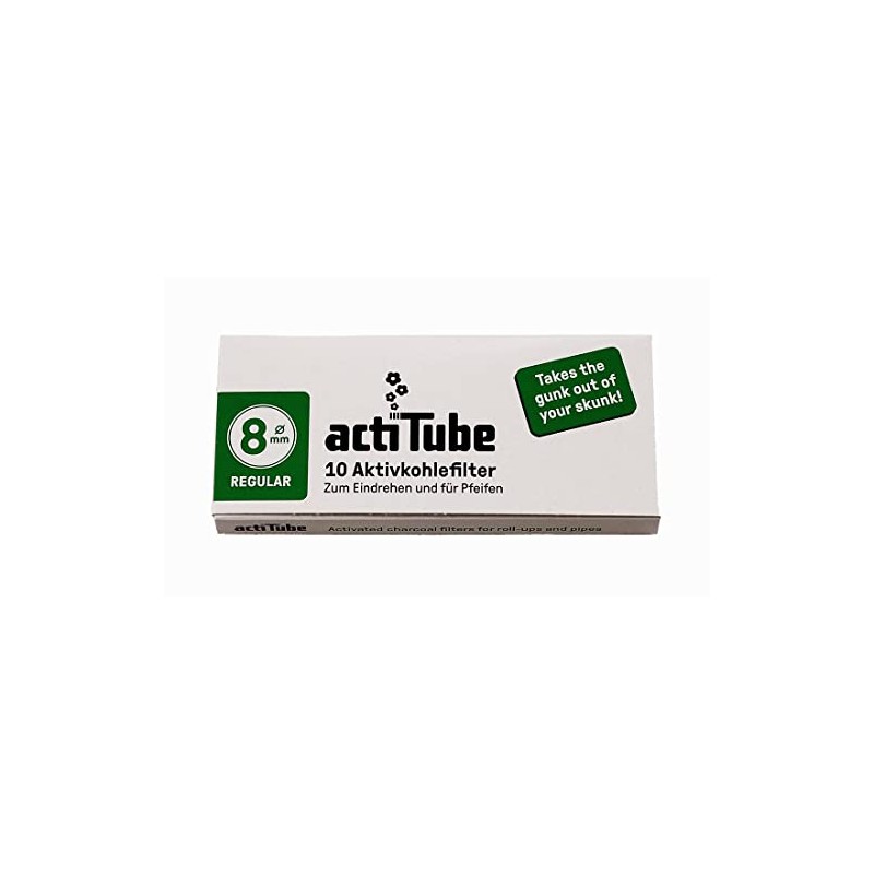 10 Packs actiTube Tune Activated Carbon Filters 8mm Diameter 10