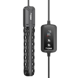FREESEA Aquarium Heater for Fish Tank: 100W/200W/300W/500W Submersible Fish Tank Heater with Over-Temperature and Off-Water Protection for 40-75 Gallon Saltwater and Freshwater