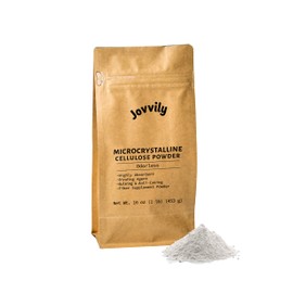 Jovvily Microcrystalline Cellulose Powder - 1 lb - Fiber Supplement - Binding Agent
