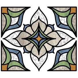 InHome NH2415 Blue Alden - Vinilo Decorativo para vidrieras, Color Verde