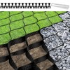 Gravel Ground Grid 9ft x 17ft, Geo Grid for Ground