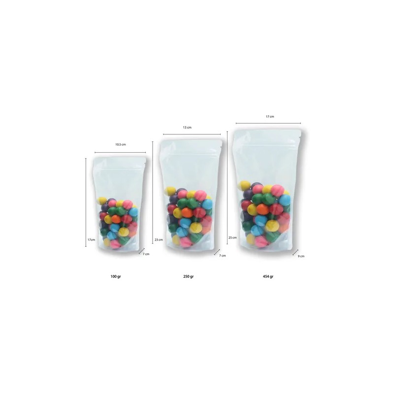 Bolsa Sup 454g - Transparente - x100 Pz