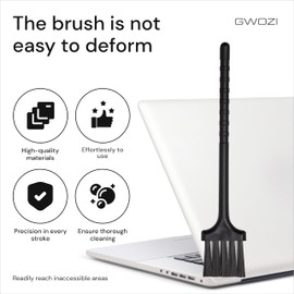 Keyboard Brush - Plastic Small Cleaning Brush for Juicer, Coffee Machine - Laptop & Computer Anti Static Brush - Narrow Keyboard Brush Cleaner for Window Track, Home, Office, 2 Pcs