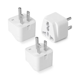 Bates- Universal Adapter, 3 Pack, Travel Adapter, UK to US Plug Adapter, Universal Plug Adapter Plug, Universal Travel Adapter, European to American Plug Adapter, Europe to US Plug Adapter