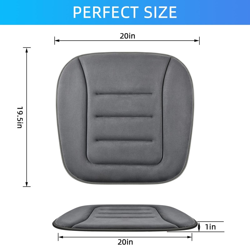 KAYI Car Seat Cushion, Memory Foam Car Seat Cushion, Anti