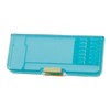 Kutsuwa CH204MT Pencil Case, Magnetic Brush, Tough Clear, Mint Green