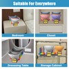 BRUBEQO Hat Organizer Hat Rack Stand 2-Pack,Hold Up to 14