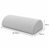 Memory Foam Lumbar Support Pillow for Reclining – Semi-Roll Back