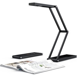 VIISAN P4U 13MP 4K UHD Document Camera & Webcam with Built-in Microphone, USB Visualiser A3-Size, LED Light, AutoFocus, Multi-Jointed Design, Fold, for Distance Teaching & Live Demo-Windows, macOS