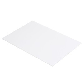 sourcing map ABS Plastic Sheet 10 Inch x 8 Inch x 0.02 Inch ABS Styrene Sheets for Building Model DIY Crafts Panel White 3 Pcs