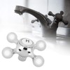 Mumusuki Cross-Arm Faucet Handle, Unique Shape Bathroom Faucet Copper Handle