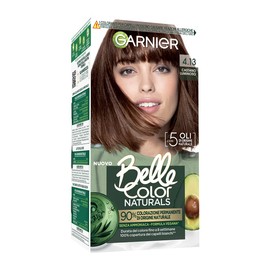 Garnier Colour Naturals Permanent Colouring Skins for a Bright Colour up to 8 Weeks, 90% Natural Origin No Ammonia, Light Brown 4.13