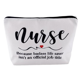 Nurse Gifts for Women Girls Nurse Makeup Bag Gifts for Nursing Nurse Christmas Gifts for Nurse Student Graduation Gifts for Nurse Practitioner Gifts for Friend Nursing Student Makeup Cosmetic Bag