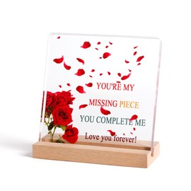 QINJIEJIE Birthday Gifts for Women Bestie Gifts for Women Anniversary Birthday Gift for Wife Couple Long Distance Relationship Gifts Friend Gifts Ideas-You're My Missing Piece