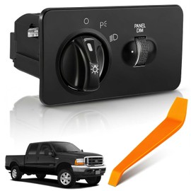 Dacall Headlight Dimmer Switch Compatible with Ford F250/F350/F450/F550 Super Duty Trucks (1999-2000), Ford F650 / F750 Trucks (2000-2005), 1999 F800 Trucks, Replaces F81Z11654AA, 88924369