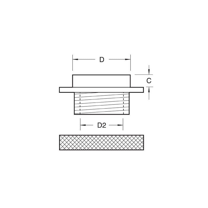 Trend Screw-On Style Template Guide for Precision Routing, 1 3/16