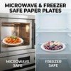 Disposable Paper Plates, Dessert Plates 6 Inch Paper Plates, White,125