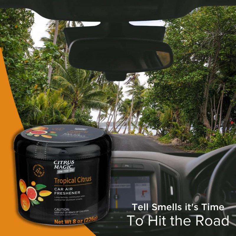 Citrus Magic On The Go Odor Absorbing Solid Air Freshener,
