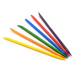 zalati Cuticle Pusher 100 Pieces Cuticle Remover Double Tip Wooden Sticks for Nail Art Manicure Pedicure - 7.5cm