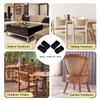 4PCS - 2x4 Wood Post End Cap Leg Cover 1.5”x