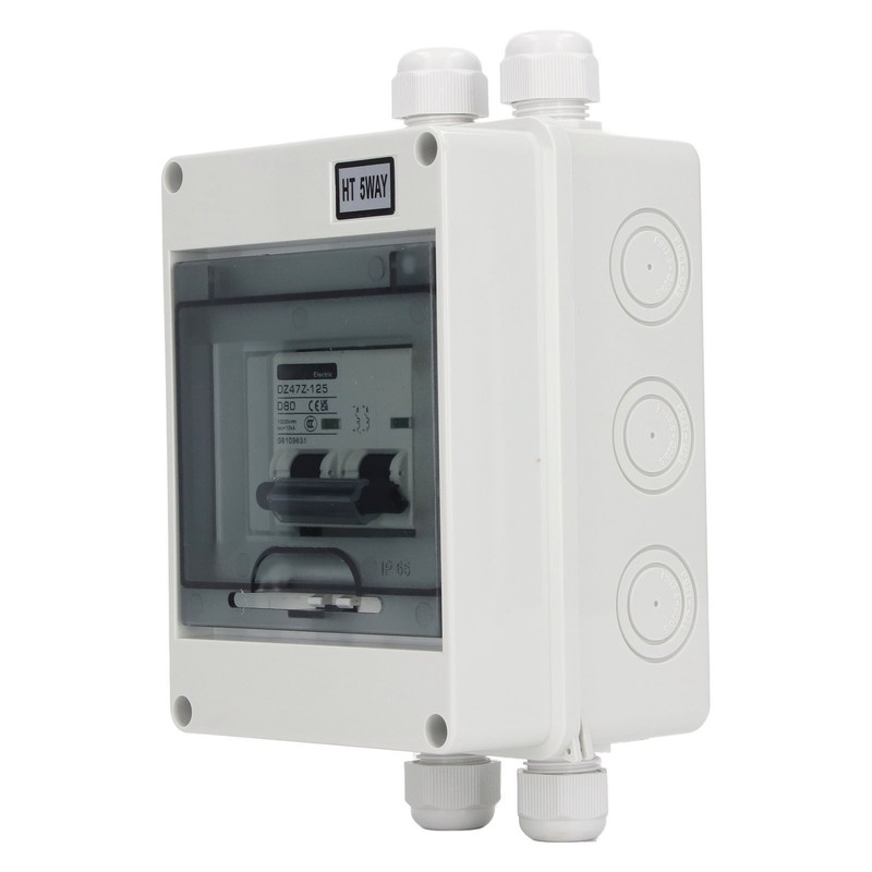 80A 2P Miniature Circuit Breaker IP65 Waterproof 1000VDC Disconnect Switch