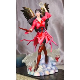 Ebros Gift Air Elemental Magic Wizard Sorceress Bending The Wind With Hydra Spirits Statue